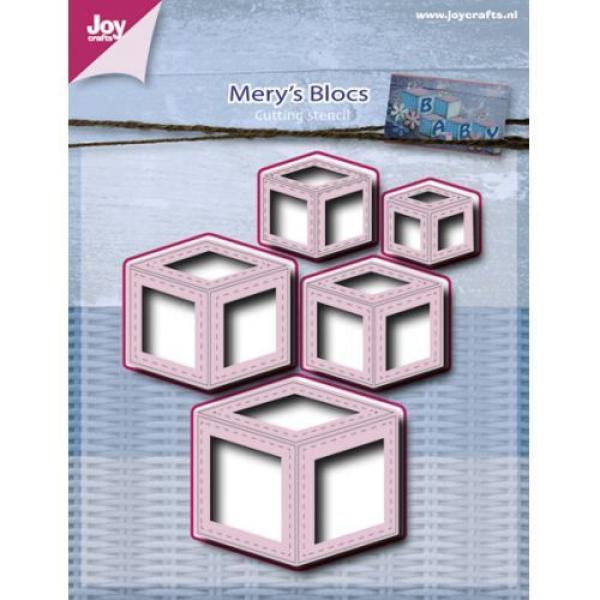 Joy!Crafts Präge- und Stanzschablone Mery's Blocks