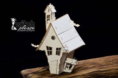 SnipArt Chipboard Witch Please 3D House #54830