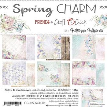 Craft O Clock 8x8 Paper Pad Spring Charm