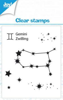 Joy Crafts Clear Stamp Gemini Zwilling #0557