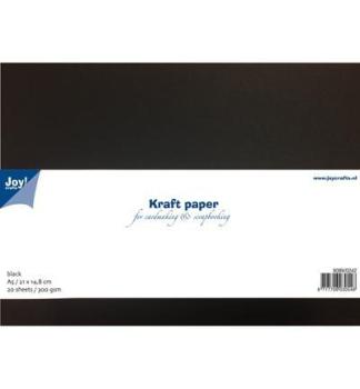 Joy!Crafts Kraft A5 Paper Pack Black #8089/0242