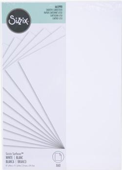 Sizzix Surfacez Cardstock A4 White #665990