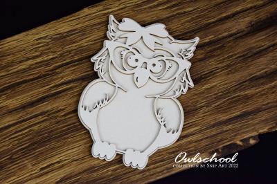 SnipArt Chipboard Owl 1 Layered #25185