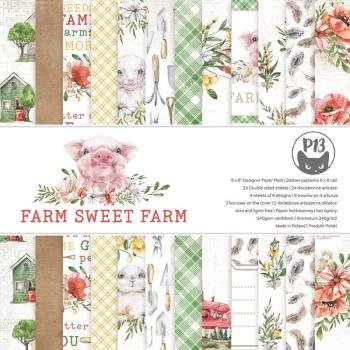 Piatek 13 Paper Pad 6x6 Farm Sweet Farm