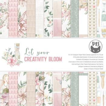 Piatek 13 Paper Pad 12x12 Let Your Creativity Bloom