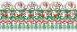 Mobile Preview: 25 Days Of Christmas Border Stickers 10/Pkg