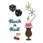 Mobile Preview: SALE Sizzix Thinlits Die Set 9PK Rock 'n Roll Sundae #659505