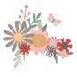 Preview: Sizzix Thinlits Dies 17Pk Bold Flora #664397