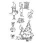 Mobile Preview: Artemio Clear Stamps Set Christmas Elves #10040022