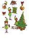 Mobile Preview: Artemio Clear Stamps Set Christmas Elves #10040022