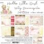 Mobile Preview: Craft O Clock 8x8 Paper Pad Hello Little Girl