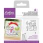 Preview: Crafters Companions Clear Stamp Set Warm Holiday Hugs