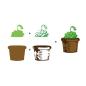 Mobile Preview: Crafts Too 3D Clearstamp Set Succulents #CT25804