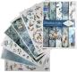 Preview: ITD Collection A4 Paper Pack Christmas in Blue
