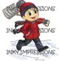 Preview: Inky Impressions Cling Rubber Christopher's Snow Day