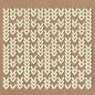 Preview: KORA Projects Chipboard Knitting Background #2413