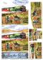 Preview: La Pashe Trinitage Card 3D Sheet Railways Children