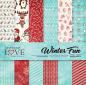Preview: Laserowe LOVE 12x12 Paper Pack Winter Fun