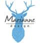 Preview: Marianne Design Creatables Tiny's Tiny's Deer Head #LR0489
