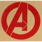 Preview: Marvel Comic Rubber Stamp Avenger Logo #MVL0004