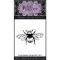 Preview: Paper Parachute Cling Rubber Stamps Small Flat Bee