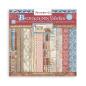 Preview: SBBS81 Stamperia 8x8 Paper Pad Background Vintage Library