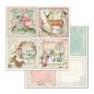 Preview: Stamperia 6x6 Paper Pad Pink Christmas #SBBXS07