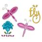 Preview: Sizzix Sizzlits 4PK Die Dragonfly Set #657082