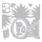 Preview: SALE Sizzix Thinlits Die Set 10PK Fold-a-Long Card Pineapple #662727
