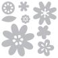 Mobile Preview: SALE Sizzix Thinlits Die Set 11PK Flower Layers & Leaf 660146