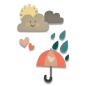 Mobile Preview: SALE Sizzix Thinlits Rainy Days & Sunshine #662097