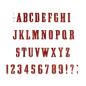 Preview: Sizzlits Decorative Strip Alphabet Die Wanted #658554