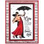 Preview: Stampendous Cling Stamp Rain Dance