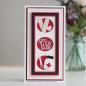Mobile Preview: Sue Wilson Craft Die Aperture Trio Stitched Oval CED1258