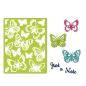 Mobile Preview: SALE Thinlits Die Set 6PK w.Textured Impressions Just a Note Butterflies #662753