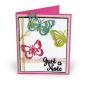 Mobile Preview: SALE Thinlits Die Set 6PK w.Textured Impressions Just a Note Butterflies #662753