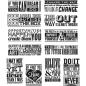 Mobile Preview: Tim Holtz Cling Stamps Mini Motivation #CMSLG292