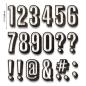 Preview: Tim Holtz Thinlits Dies 21Pk Alphanumeric Shadow Numbers #664808