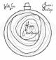 Preview: Woodware Clear Stamp Swirly Bauble FRS066