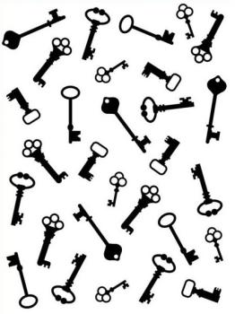 Darice Prägefolder Antique Keys