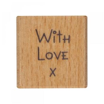 SALE Me To You Wooden Stamp With Love