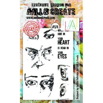 AALL & Create Clear Stamp A6 Set #174 Eyes