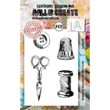 AALL & Create Clear Stamp A7 Set #439 Sewing Kit