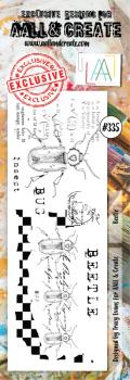 AALL & Create Clear Stamp Border #335 Beetle
