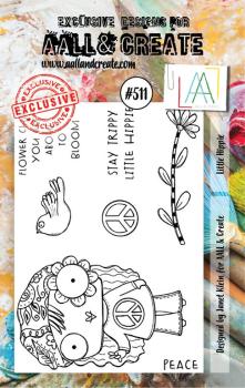 AALL & Create Clear Stamp A7 Set #511 Little Hippie