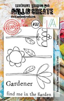 AALL & Create Clear Stamp A7 Set #517 Trois Fleurs
