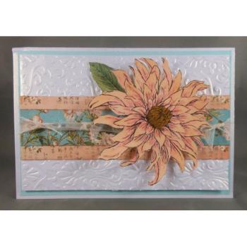 A Little Bit Floral Stamp A6 Set - Dahlia by Sheena Douglass