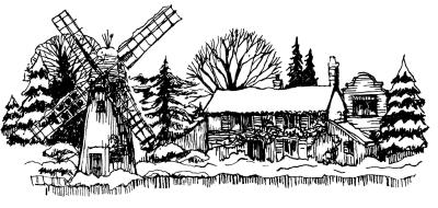 Art-Kure Cling Stamp Hunsett Mill Norfolk