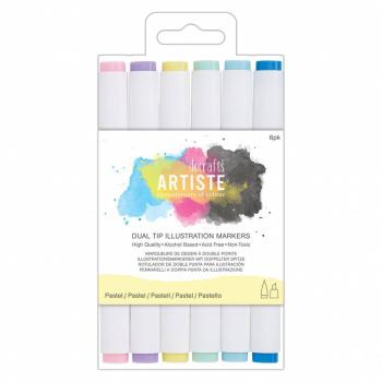 Artiste Dual Tip Illustration Markers Pastel #851403