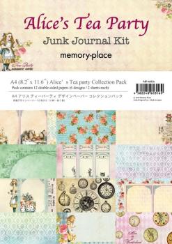 Asuka Studio A4 Paper Pack Alice's Tea Party